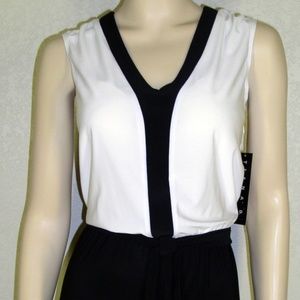 Tiana B. NWT Sleeveless Colorblock Jumpsuit #6127